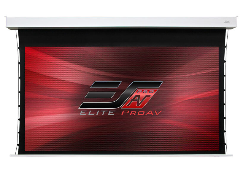 Elite In-Ceiling Tab-Tensioned ALR Motorised Projector Screen